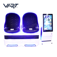 Simulateur de réalité virtuelle VR, instrument VR de fauteuil d'œuf, 9D, fabrication, 12 ans, livraison gratuite
