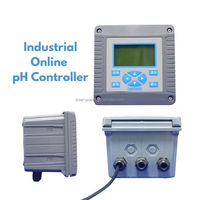 Contrôleur de pH numérique en ligne à faible consommation d'énergie, moniteur de pH automatique industriel, sortie 4-20 mA, indicateur PH/ORP, piscines
