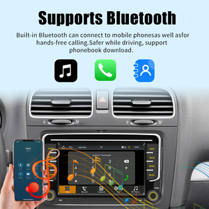 Reproductor Multimedia para Auto de 7'' con Linux para <span class=keywords><strong>Volkswagen</strong></span> VW, con Carplay, Android Auto, Navegación GPS, WIFI, Reproductor de Video MP5 2din - Product Image 6