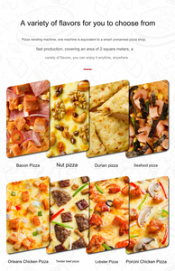 Brenu hoàn toàn tự động thực phẩm nóng tự phục vụ Pizza Máy bán hàng tự động sưởi ấm tự động làm bánh pizza nhanh - Product Image 3