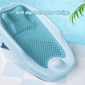 Asiento de Soporte Plegable para Bañera de Bebé con Base Antideslizante, Bañera para Recién Nacidos de 0 a 3 Años con Soporte - Product Image 3
