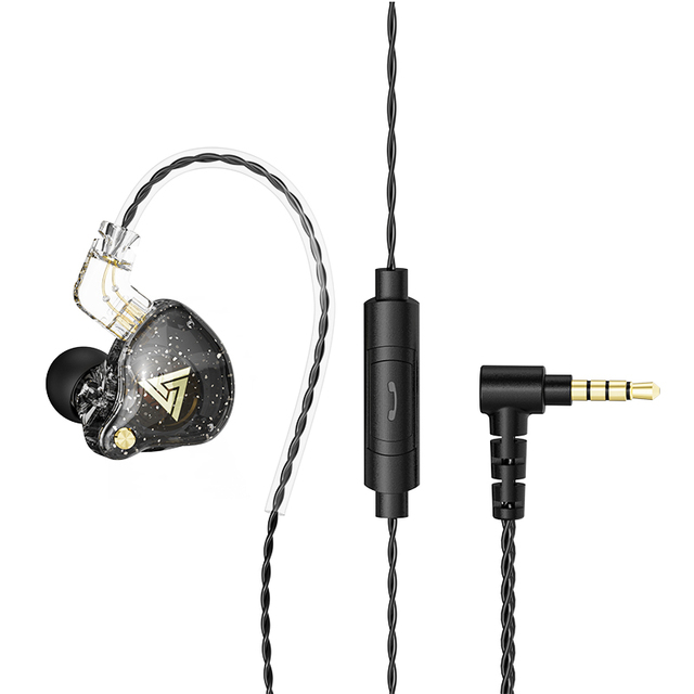 Original QKZ AK6 Pro 3.5mm Plug in Ear Wired Earphones With Mic Wired Earbuds Handsfree Subwoofer Headphones Wired Sports