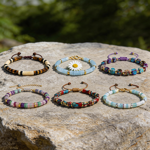 Handcrafted Volcanic Stone and Jade Beaded <b>Bracelet</b> Unisex Natural Stone Energy Healing <b>Bracelet</b> Vintage <b>Gemstone</b> <b>Bracelets</b> - Product Image 2