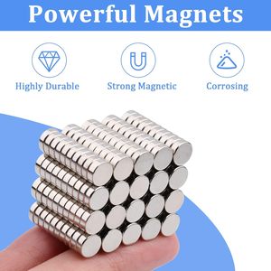 แม่เหล็กนีโอไดเมียมขนาด 15x3 15x5 18x3 มม. แม่เหล็กทรงกลมขนาด 5 มม. 6 มม. 8 มม. 10 มม. 12 มม. 15 มม. แม่เหล็กนีโอไดเมียมทรงกลม N52 - Product Image 5