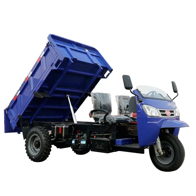 Shandong tricycle pour les marchandises lourdes diesel huile 3 roues moto carburant tricycles dumper prix