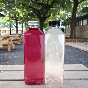 Trong Suốt Chai Nước Trái Cây 16 Oz Trà Sữa Chai Rỗng Nhựa Pet Chai Nước Giải Khát Cho Đồ Uống - Product Image 6