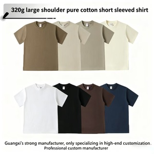 Camiseta personalizada con estampado de algodón de primera clase de 165g/m², camiseta unisex lisa de corte regular para hombre, venta al por mayor - Product Image 2