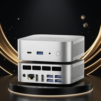 Mini PC AMD Ryzen 5 6600H 8GB LPDDR5 PCIe NVMe SSD Salida de Pantalla Triple 4K WiFi6 BT5.2 Escritorio Compacto Compatible con Win11pro/Linux