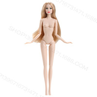 Conception personnalisée Supermodel pour corps de poupée 33 cm, échelle 1:6, jouet en vinyle pour fille, mode européenne et américaine, cheveux en nylon lisses et soyeux