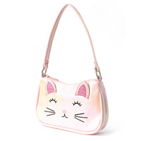Sac pour enfants design chat mignon mode vente en gros Mini sac à main en cuir PU sac à main pour filles sac à bandoulière dessin animé