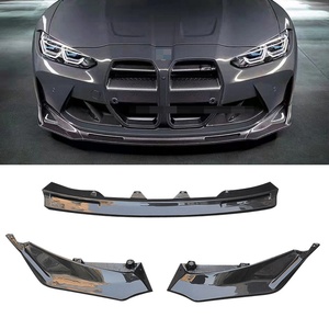 Parachoques Delantero de Fibra de Carbono para BMW G80 M3 G82 M4 2020 en Adelante con Alerón Inferior y Divisores, Nuevos Accesorios de Tuning para Auto - Product Image 2