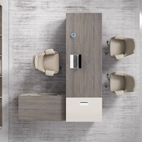 Meja Kerja Eksekutif CEO LBZ-55 Modern Berbahan Kayu Ramah Lingkungan dengan Proses Penyegelan Tepi Penuh - Furnitur Kantor Mewah