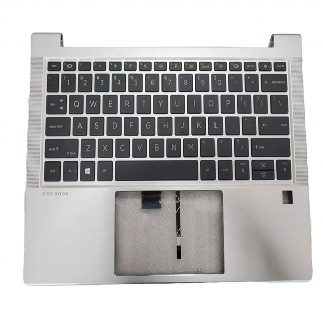 New Original US Backlit PalmRest Keyboard for HP ProBook 430 G8 M24295-001 SC Slot Silver