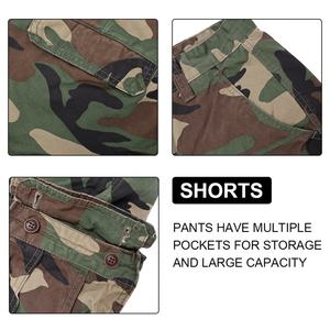 Shorts tactiques camouflage pour homme SINAIRSOFT, décontractés, multi-poches, coupe ample, séchage rapide, style cargo - Product Image 3