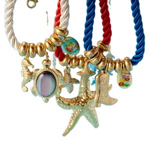 Nuovi arrivi divertente stile oceano stella <span class=keywords><strong>mare</strong></span> stivali ciondolo collana alla moda in acciaio inox corda collana - Product Image 1