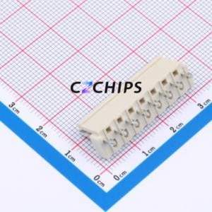 BX-VH3.96-8PZZ-GW Wire-to-Board Pin Header Through hole Component (THT),P=3.96mm Connector 1x8P 3.96mm Through Hole VH - Product Image 2