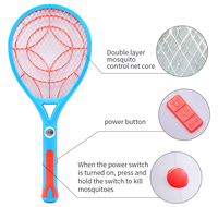 Raquette anti-moustiques électrique rechargeable classique et efficace HXP avec logo personnalisé et lumière