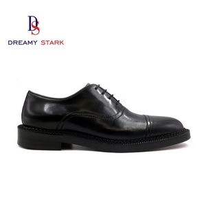 Chaussures habillées Oxford de luxe pour hommes, en cuir de veau italien fait main de haute qualité, à bord large, style vintage, personnalisables avec logo - Product Image 3
