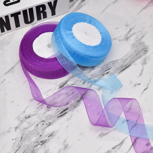 Cintas de Organza Transparentes de 2 cm <span class=keywords><strong>al</strong></span> <span class=keywords><strong>por</strong></span> <span class=keywords><strong>Mayor</strong></span>, 50 Yardas <span class=keywords><strong>por</strong></span> Rollo para Decoración de Bodas y Envoltura de Regalos - Product Image 4