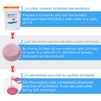 Base de Détergent à Lessive Concentré Rose en Vrac - Formule Multifonction pour la Fabrication