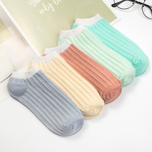 Women's Ankle <b>Socks</b> Cotton Blend Breathable Solid Color Boat <b>Socks</b> For Casual Wear - Product Image 4