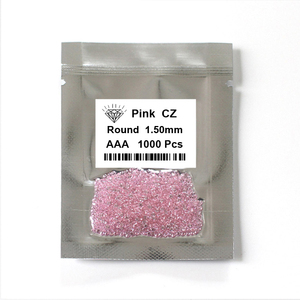 Wholesale1000pcs/túi <span class=keywords><strong>Cubic</strong></span> <span class=keywords><strong>Zirconia</strong></span> Vòng tuyệt vời cắt chất lượng cao 3A trắng Kích thước nhỏ 1-3mm Loose đá cho đồ trang sức thời trang - Product Image 2