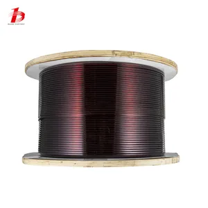 Class 220 Magnet Coil 0.4x4mm EI/AIW 220 Grade 1.8mm*0.45mm Rectangular Enameled Copper Flat Winding Wire For Motor Stator Coils