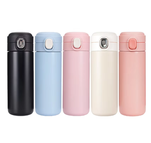 Vaso de acero inoxidable para niños de 14 oz, termo de vacío LED inteligente aislado para agua, café, <span class=keywords><strong>vino</strong></span> y tazas de temperatura de 12 oz para niños - Product Image 1