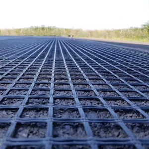 Fabbrica a basso prezzo di poliestere vialetto di ghiaia griglia di terra prodotti per la stabilizzazione del suolo stradale muri di contenimento geogriglia - Product Image 1