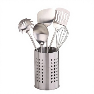 <span class=keywords><strong>Youze</strong></span> Chengxuan Support à baguettes en acier inoxydable non pliable, Conteneur de rangement multifonctionnel avec égouttoir, Cage à baguettes - Product Image 1