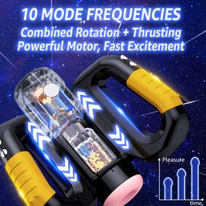 Masturbador Masculino Automático, Copa Telescópica Giratoria, Vagina Real de Bolsillo, Juguete Sexual Oral para Hombre Adulto - Product Image 4
