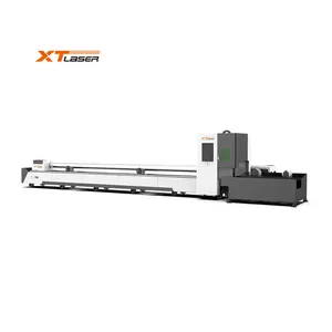XT LASER Factory Price Metal Round Square Pipe Tube 3000W Fiber Laser Metal Cutting Machine Price cheap Beveling Laser Cutting