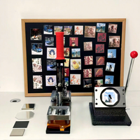 Machine à fabriquer des aimants de réfrigérateur au meilleur prix, machine à fabriquer des badges DIY 63.5*63.5/50*50/80*80/80*53/90*65/120*50/170*50mm
