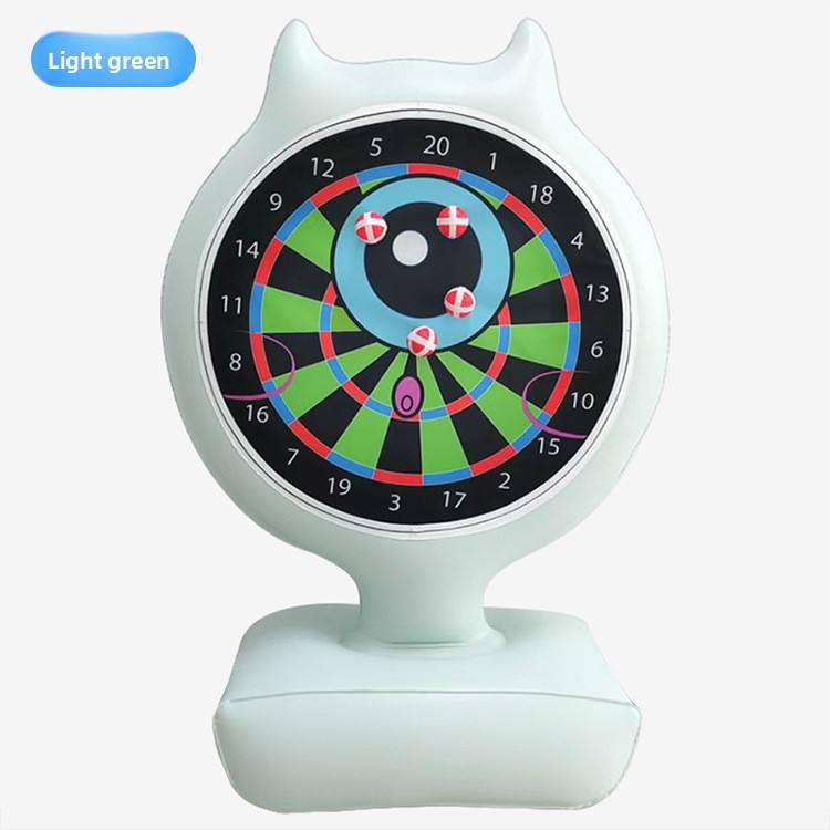 Juguete inflable de tiro - verde claro