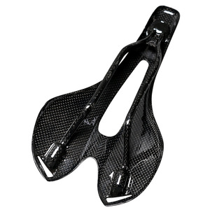 Nueva bicicleta fibra de carbono Color sillín bicicleta hueco cuero asiento bicicleta cojín - Product Image 3