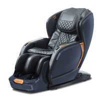 Zhouqi luxe zéro gravité fauteuil de Massage inclinable nouveau modèle chauffage électrique pétrissage prix moins cher cuir pour corps pied
