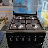 Offre Exceptionnelle : Four à Gaz Grand Format, 4 Brûleurs, Multifonctionnel, Droit, Monobloc, Direct Usine pour Cuisines Domestiques