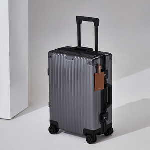2025 Estilo Esportivo Mala De Alumínio por Bagagem Marca Hard Shell Spinner Carregar com Nome Tag Dropshipping Disponível - Product Image 3