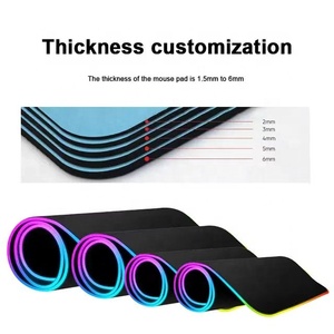 Melhor Preço 15W Carregamento Sem Fio Rápido Mousepad Non-Slip Extra Grande 15W RGB LED Anime Gaming <span class=keywords><strong>Computer</strong></span> <span class=keywords><strong>Keyboard</strong></span> Mouse Pads - Product Image 3