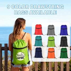 Custom Logo <b>Drawstring</b> Bags Wholesale Personalized Promotional Gifts Multi Purpose Sports <b>Backpacks</b> - Product Image 5