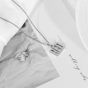 1989ใหม่สร้อยคอเวอร์ชันเทย์เลอร์นักร้องชื่อดังสร้อยคอไร้ความกลัวตอนนี้สร้อยคอสำหรับคนรักดนตรีพัดลมที่ได้รับแรงบันดาลใจ - Product Image 3