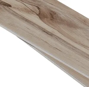 防水商用木制PVC乙烯基地板浮动便宜乙烯基木板SPC点击地板