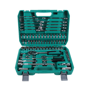 78 Piece Engine Repair Tool Set 1/2 In <b>Socket</b> Drive Crv Steel Auto Repair Tool Case Hand Operated Mechanical Automotive Use - Product Image 1