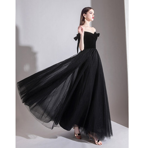 NNR Sexy Backless Long Maxi <span class=keywords><strong>abiti</strong></span> da festa di <span class=keywords><strong>laurea</strong></span> neri per <span class=keywords><strong>abiti</strong></span> da sera da <span class=keywords><strong>donna</strong></span> - Product Image 4