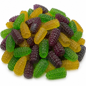 Bonbons Gommeux en Forme <span class=keywords><strong>de</strong></span> Maïs Multicolores OEM ODM, Saveur Naturelle <span class=keywords><strong>de</strong></span> Maïs, Embossés, à la Texture Croquante, Fourniture en Gros - Product Image 5