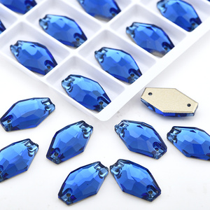OLeeya, superventas, diamantes de imitación personalizados, hexágono/jarrón de cristal para coser, diamantes de imitación, piedras de costura Strass de cristal para ropa - Product Image 5