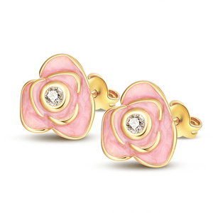Pendientes de Plata 925 con Circonitas en Forma de Corazón y <span class=keywords><strong>Mariposa</strong></span>, Elegantes y de Alta Gama, para Mujer, Aptos para Ventas Transfronterizas en Europa - Product Image 4