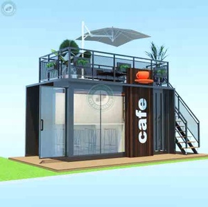 Cafetería en Contenedor de 20 pies, Pequeña Cafetería con Terraza y Escalera, Tienda de Comida Rápida y Cerveza con Mesas en <span class=keywords><strong>Colombia</strong></span> - Product Image 1
