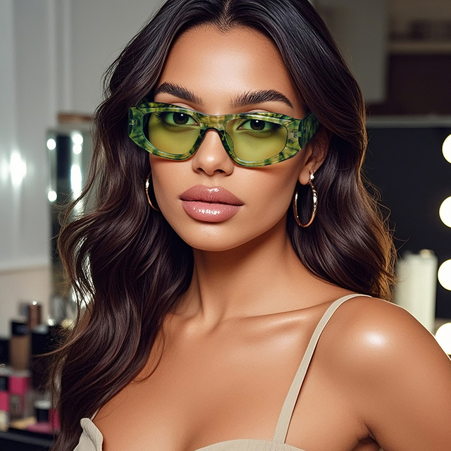 European and American Personality Cat Eye Sunglasses for Men Women High End Fashionable Anti Ultraviolet Sunglasses