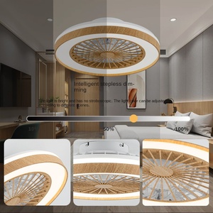 52 ''moderne 6 ABS lames télécommande LED ventilateur de plafond pur cuivre 48W DC inverse moteur lustre ventilateurs pour salle à manger chambre - Product Image 2